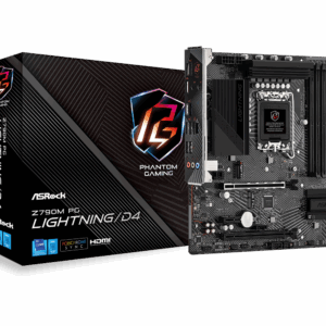 ASRock Z790M PG LightningD4 s1700 Z790 4xDDR4 M.2 HDMI DP mATX