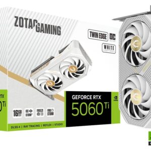 ZOTAC Graphic Adapter GeForce RTX 5060 Ti 16GB GDDR7 Twin Edge OC White Edition