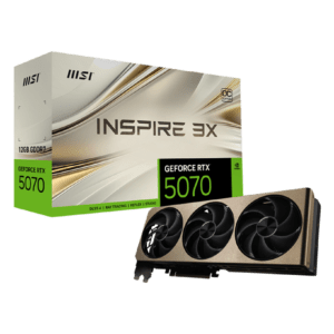 MSI Graphic card GeForce RTX 5070 12GB GDDR7 INSPIRE 3X OC