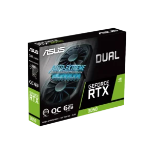 ASUS Graphic Card GeForce RTX 3050 6GB GDDR6 DUAL OC DUAL-RTX3050-O6G