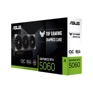 ASUS Graphic Card GeForce RTX 5060 8GB GDDR6 OC TUF-RTX5060-O8G-GAMING