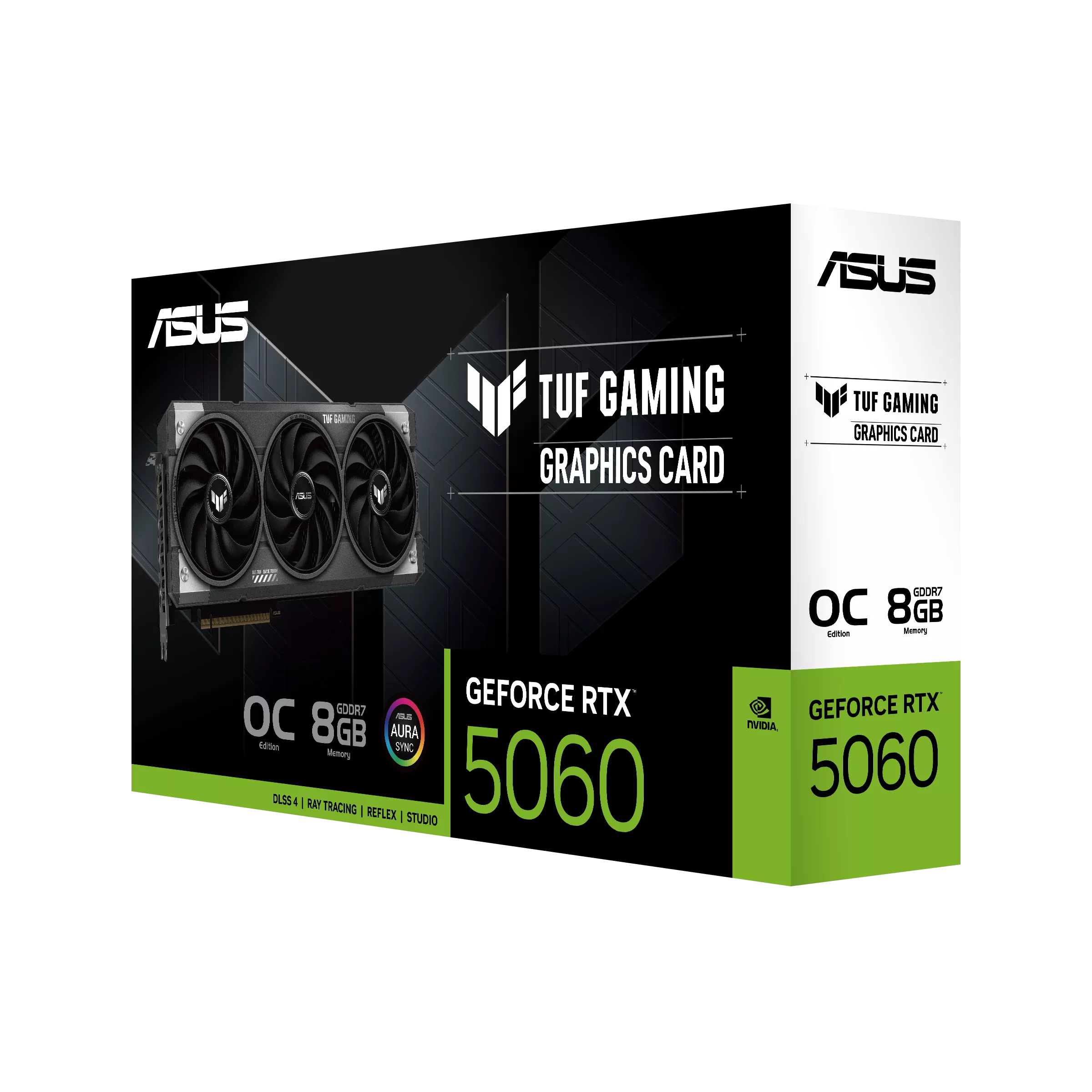 ASUS Graphic Card GeForce RTX 5060 8GB GDDR6 OC TUF-RTX5060-O8G-GAMING