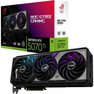ASUS Graphic Card GeForce RTX 5070 TI 16GB GDDR7 OC ROG-STRIX-RTX5070TI-O16G-GAMING