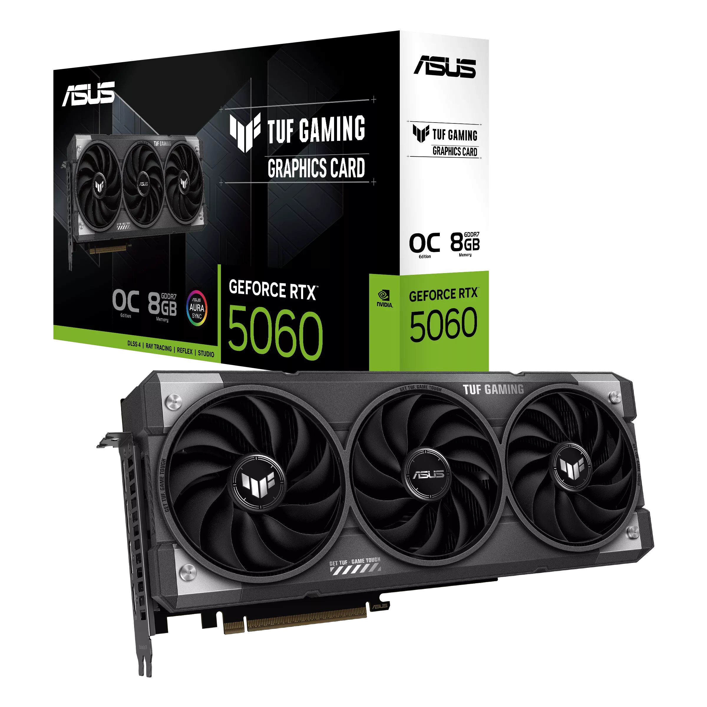 ASUS Graphic Card GeForce RTX 5060 8GB GDDR6 OC TUF-RTX5060-O8G-GAMING - Image 2