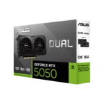 ASUS Graphic Card GeForce RTX 5050 8GB GDDR6 OC DUAL-RTX5050-O8G