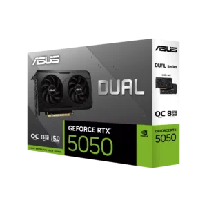 ASUS Graphic Card GeForce RTX 5050 8GB GDDR6 OC DUAL-RTX5050-O8G
