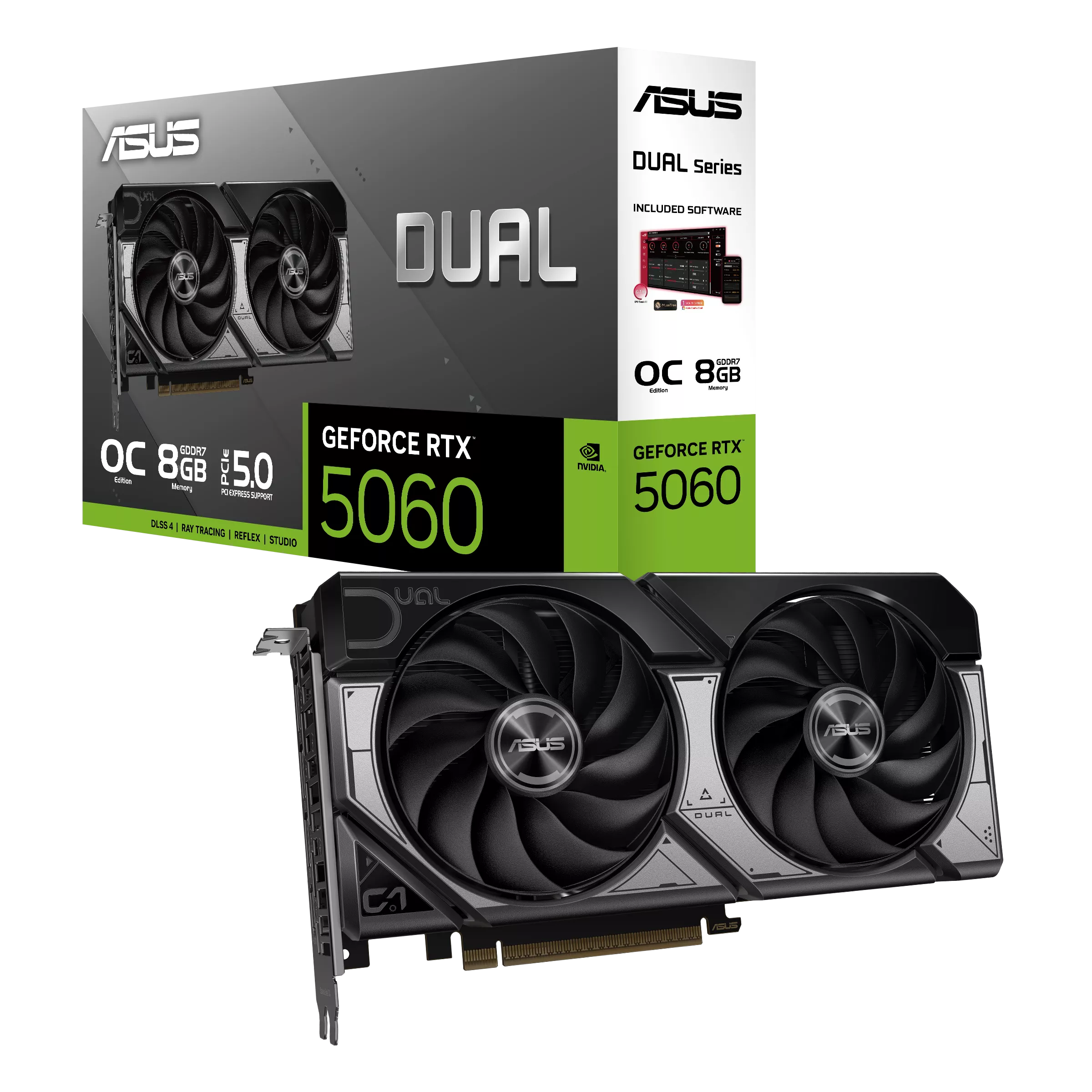 ASUS Graphic Card GeForce RTX 5060 8 GB GDDR7 OC DUAL-RTX5060-O8G - Image 8