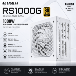 LIAN LI RS RS1000G G9P.RS1000G.W000.EU 1000W 80 PLUS GOLD