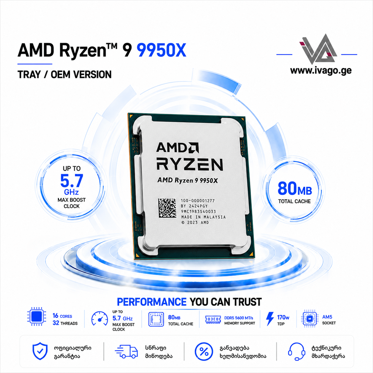 AMD Ryzen 9 9950X
